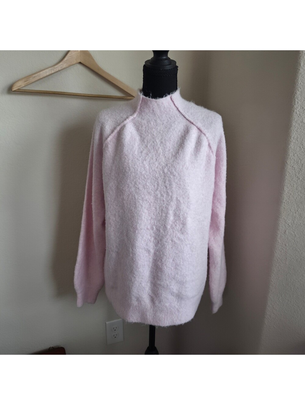 Wild Fable Women's Turtleneck Boucle Tunic Pullover Sweater XS